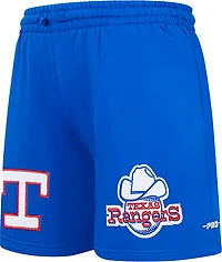 Pro Standard Boys' Texas Rangers Retro Classic BB Fleece Shorts