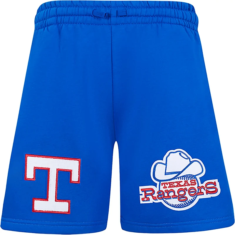 Pro Standard Boys' Texas Rangers Retro Classic BB Fleece Shorts