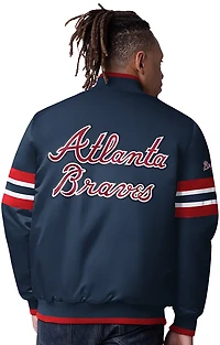Starter Men's Atlanta Braves Scout I Varsity Long Sleeve Jacket
