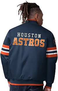Starter Men's Houston Astros Scout II Varsity Long Sleeve Jacket