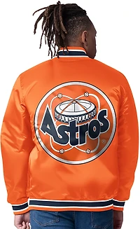 Starter Men's Houston Astros Closer Reversible Long Sleeve Jacket