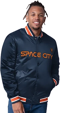 Starter Men's Houston Astros Closer Reversible Long Sleeve Jacket