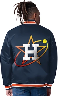 Starter Men's Houston Astros Closer Reversible Long Sleeve Jacket