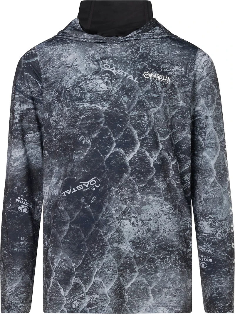 Magellan Outdoors Boys' Mossy Oak Coastal Gaiter Hoodie