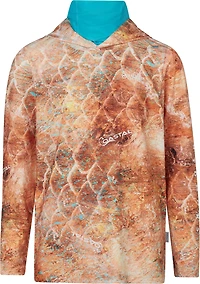 Magellan Outdoors Boys' Mossy Oak Coastal Gaiter Hoodie