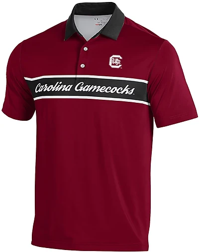Under Armour Men's University of South Carolina Gameday Armourfuse Team Polo Shirt