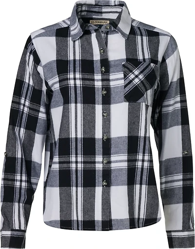 Magellan Outdoors Women's Willow Creek Midweight Flannel Shirt
