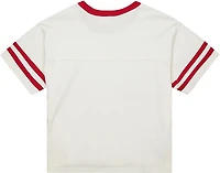 Mitchell & Ness Women's University of Alabama Crimson Tide Cropped Yoke Short Sleeve T-shirt