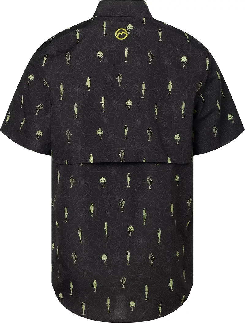 Magellan Outdoors Boys’ Laguna Madre Halloween Tangled Lures Fishing Shirt