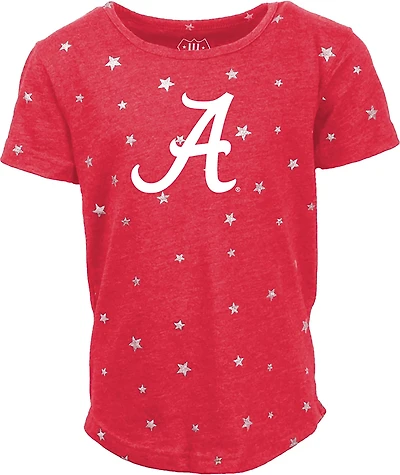 Wes & Willy Girls' Alabama Shimmer Star T-shirt