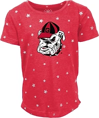 Wes & Willy Girls' Georgia Shimmer Star T-shirt