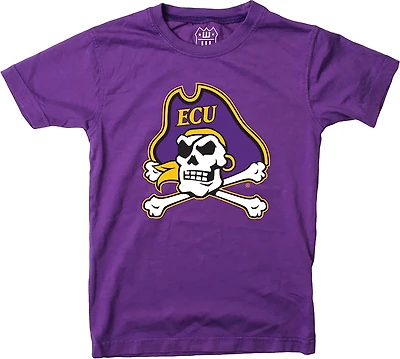 Wes & Willy Boys' East Carolina Primary Logo T-shirt