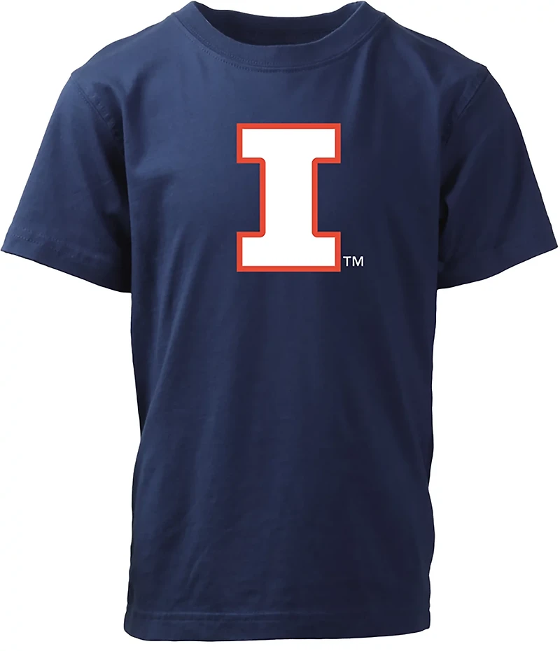 Wes & Willy Boys' Illinois Primary Logo T-shirt