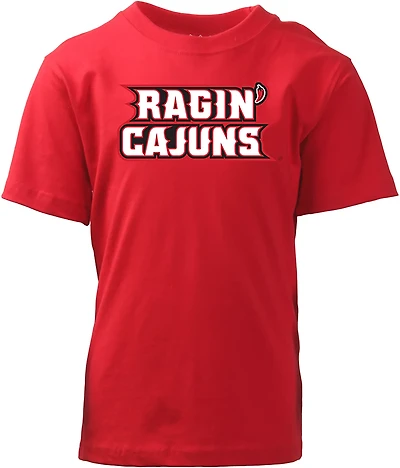 Wes & Willy Boys' Louisiana-Lafayette Primary Logo T-shirt