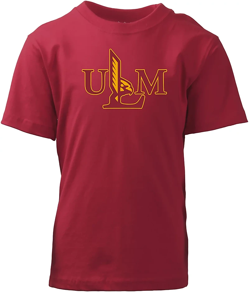 Wes & Willy Boys' Louisiana-Monroe Primary Logo T-shirt