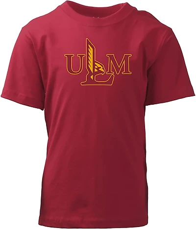 Wes & Willy Boys' Louisiana-Monroe Primary Logo T-shirt