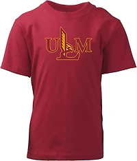 Wes & Willy Boys' Louisiana-Monroe Primary Logo T-shirt