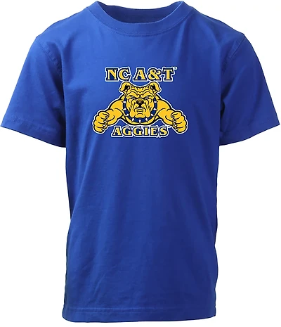Wes & Willy Youth North Carolina A&T Primary Logo T-shirt
