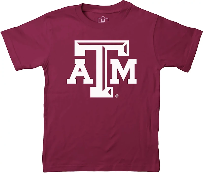 Wes & Willy Boys' Texas A&M Primary Logo T-shirt