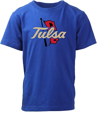 Wes & Willy Youth's University of Tulsa Golden Hurricane Primary Logo Short Sleeve Graphic T-shirt