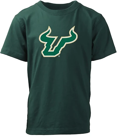 Wes & Willy Youth's University of South Florida Bulls Primary Logo Short Sleeve Graphic T-shirt