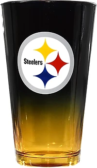 The Memory Company Pittsburgh Steelers 16 oz Ombre Pint Glass
