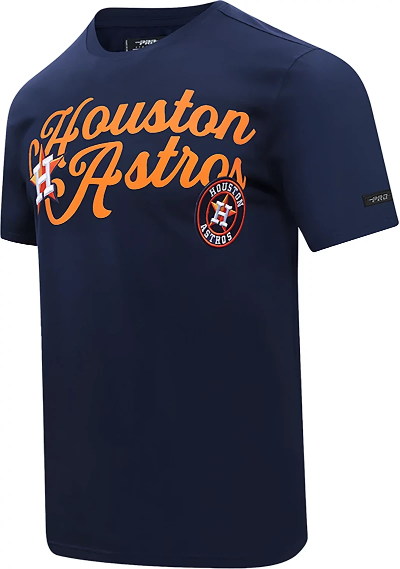 Pro Standard Men's Houston Astros Souvenir Single Jersey Short Sleeve T-shirt