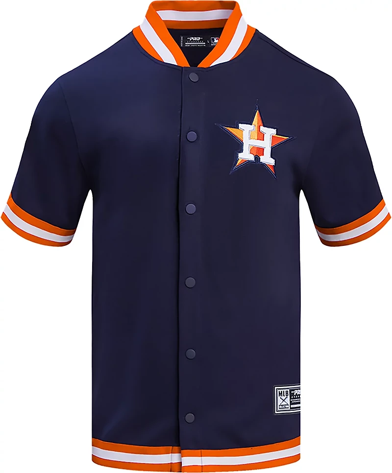 Pro Standard Men's Houston Astros Souvenir Short Sleeve Warm-Up Jacket