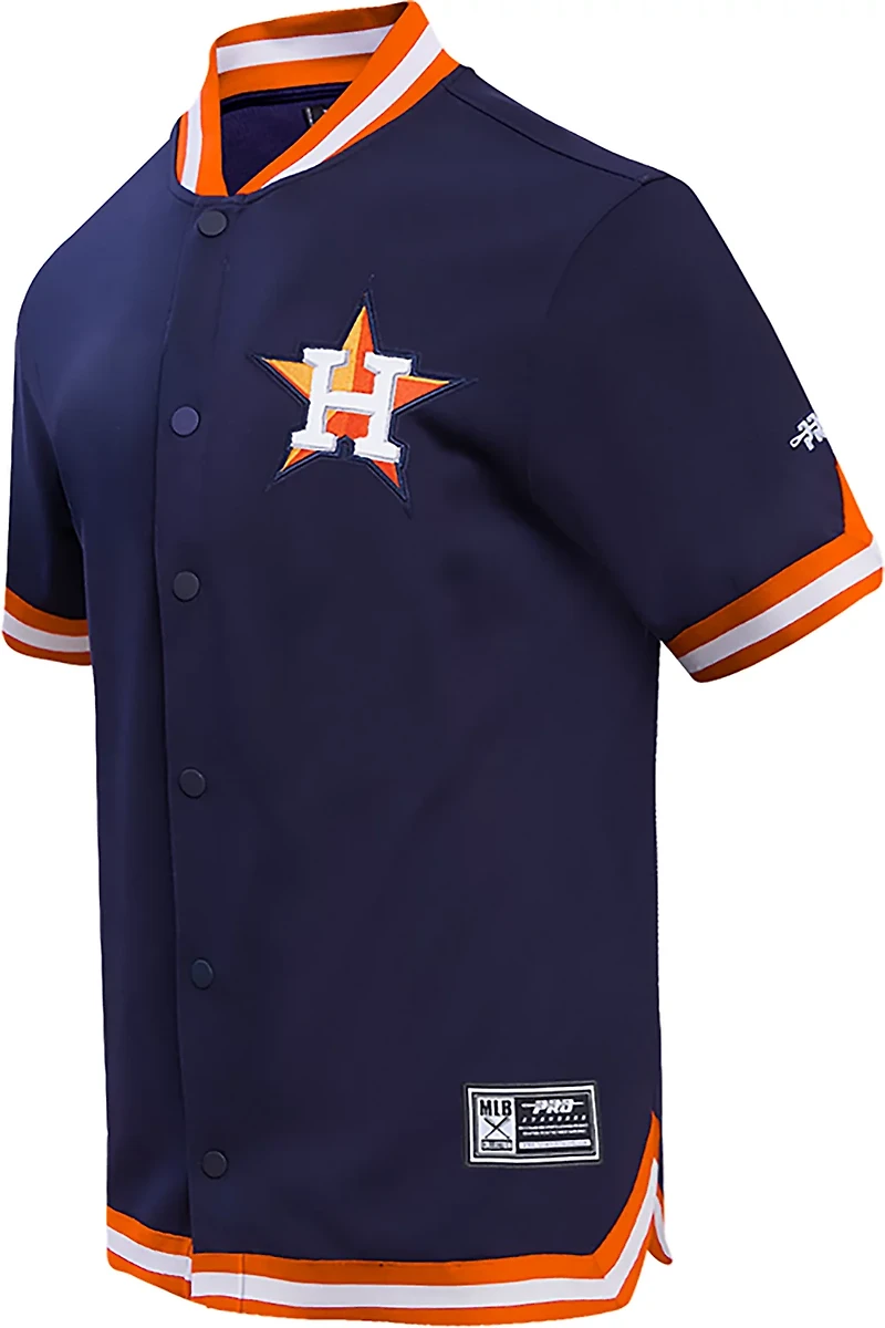 Pro Standard Men's Houston Astros Souvenir Short Sleeve Warm-Up Jacket