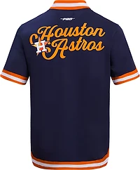 Pro Standard Men's Houston Astros Souvenir Short Sleeve Warm-Up Jacket