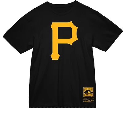 Mitchell & Ness Men's Pittsburgh Pirates Team Logo Short Sleeve T-shirt