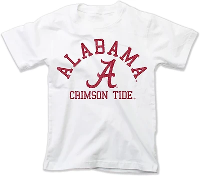 Wes & Willy Youth Alabama Arch Over Logo T-shirt