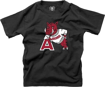 Wes & Willy Youth Arkansas Vault Logo T-shirt