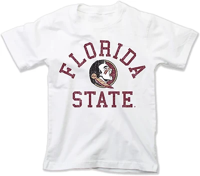 Wes & Willy Youth Florida State Arch Over Logo T-shirt