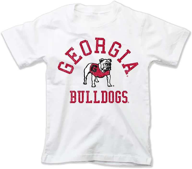 Wes & Willy Youth Georgia Arch Over Logo T-shirt