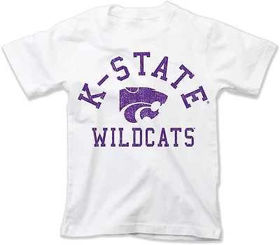 Wes & Willy Youth Kansas State Arch Over Logo T-shirt