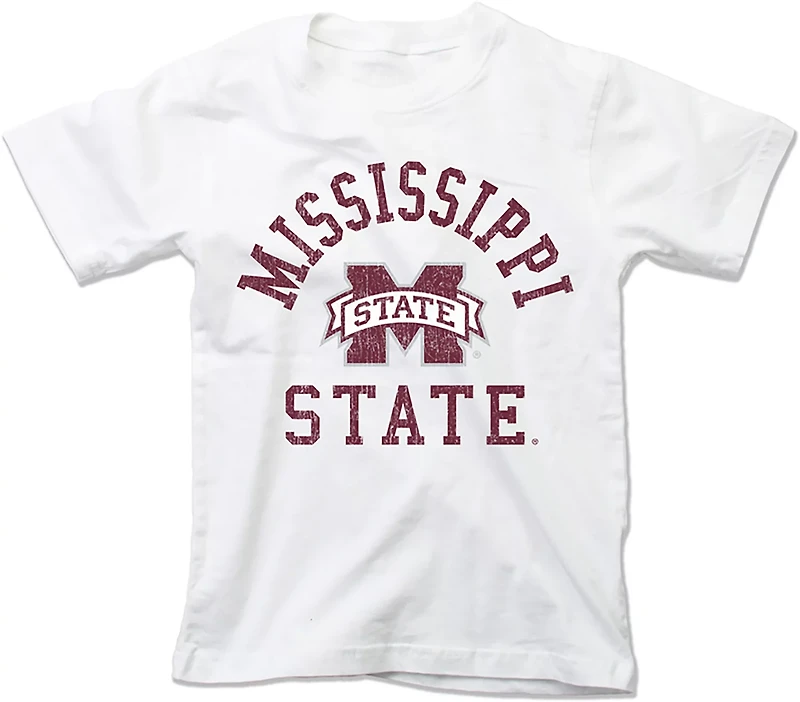 Wes & Willy Youth Mississippi State Arch Over Logo T-shirt