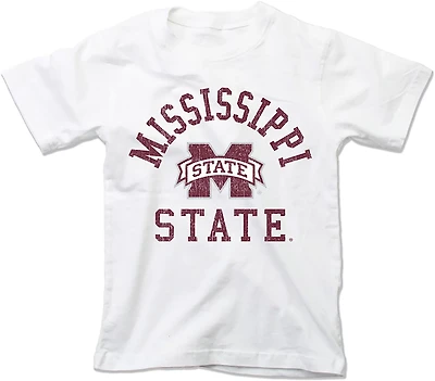 Wes & Willy Youth Mississippi State Arch Over Logo T-shirt