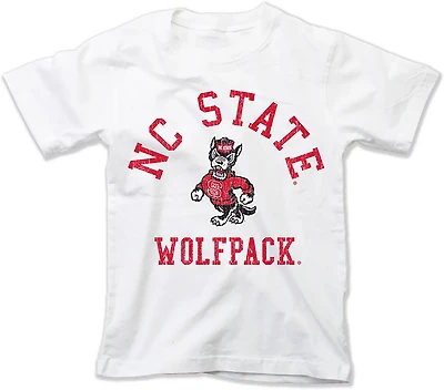 Wes & Willy Youth NC State Arch Over Logo T-shirt