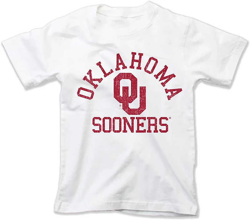 Wes & Willy Youth Oklahoma Arch Over Logo T-shirt