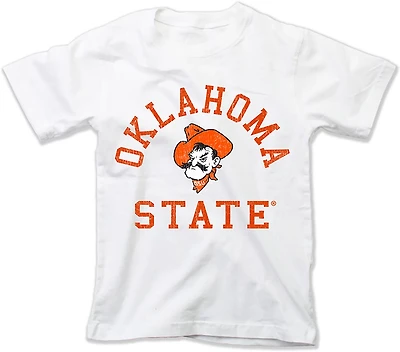 Wes & Willy Youth Oklahoma State Arch Over Logo T-shirt