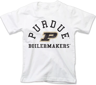 Wes & Willy Youth Purdue Arch Over Logo T-shirt