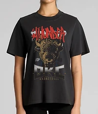 The Wild Collective Men's Oklahoma City Thunder Hailing From Graphic T-shirt