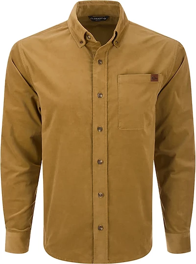 Drake Men's Midwale Corduroy Solid Long Sleeve Button Down Shirt