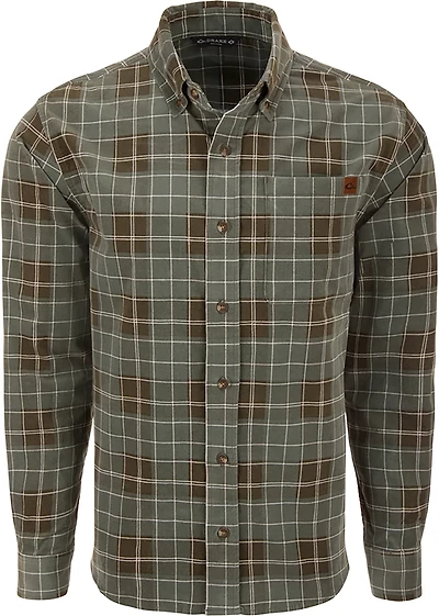 Drake Men's Midwale Corduroy Plaid Long Sleeve Button Down Shirt