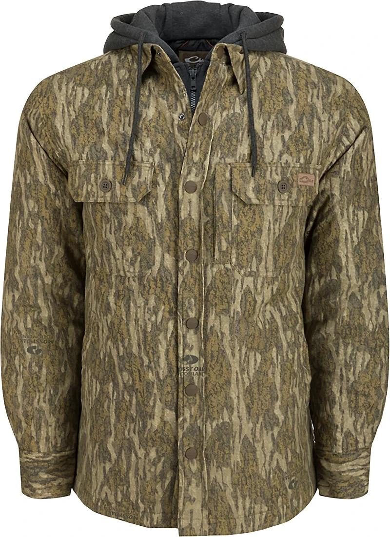 Drake Men's Campfire Flannel Camo Hoodie