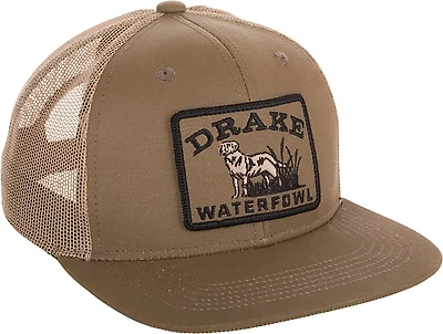 Drake Men's Waxed Cotton Dog Patch Mesh Cap