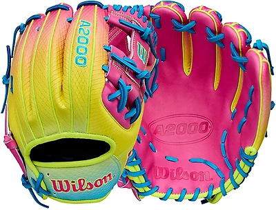 Wilson A2000 1786 with SuperSnakeSkin Baseball Fielding Glove 11.5"