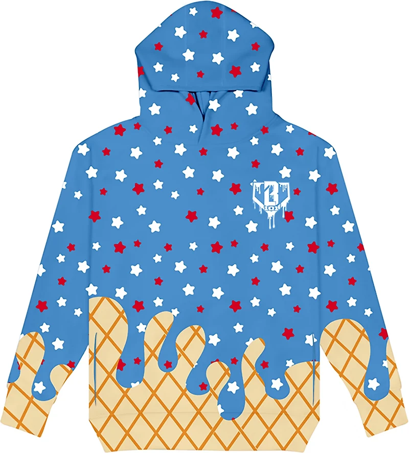 Baseball Lifestyle 101 Youth Ice Cream Hoodie