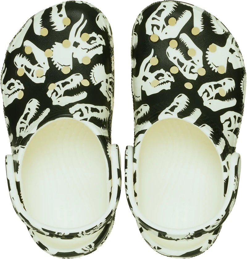 Crocs Toddlers' Classic Glow Dino Clogs